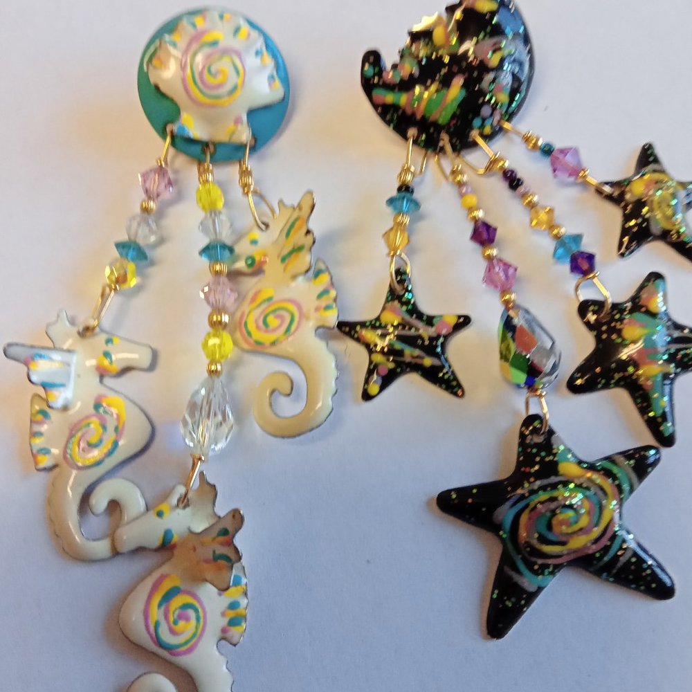 Lunch at the Ritz - Not a Pair :) - Originals - Earrings